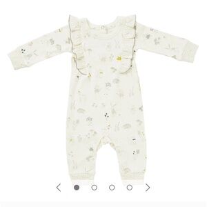 Pehr Flutter Sleeve Romper